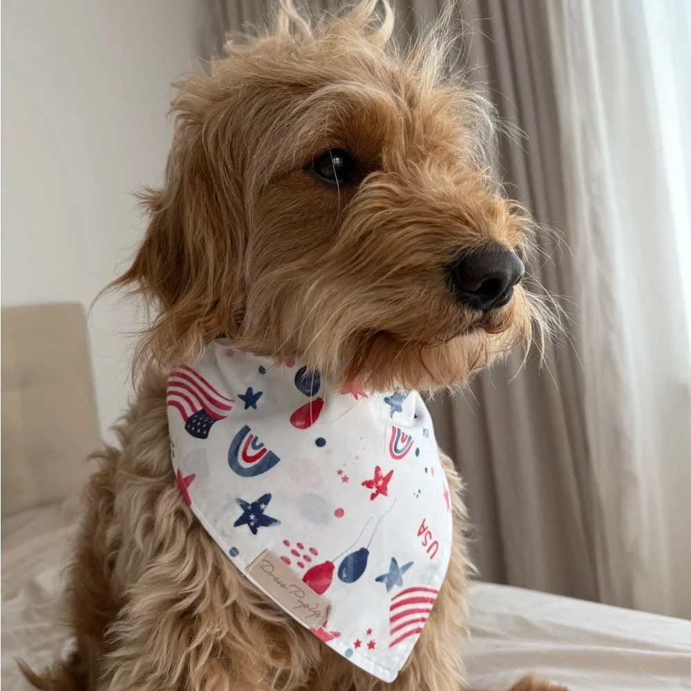 Patriotic Dog Bandana